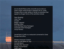 Tablet Screenshot of plazalanesdm.com